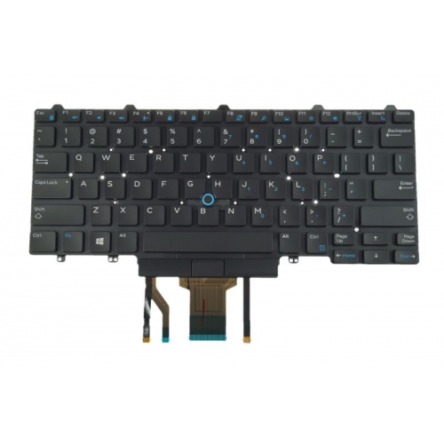 Klawiatura podświetlana do laptopa Dell 0D19TR