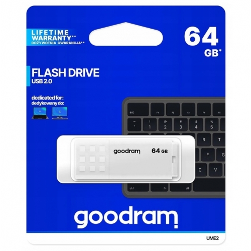 Pendrive Goodram 64GB biały